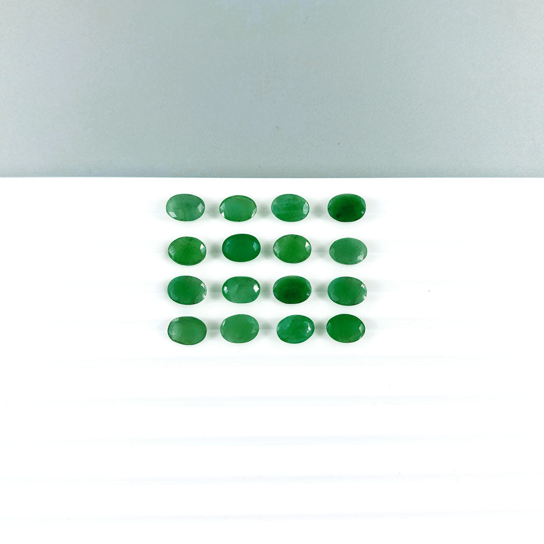 Natural Emerald Calibrated Ovals | 5x7mm &  6x8mm