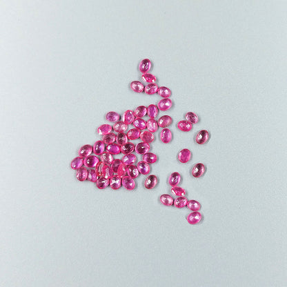 Natural Mozambique Pink Sapphire Calibrated Oval | 3x4mm