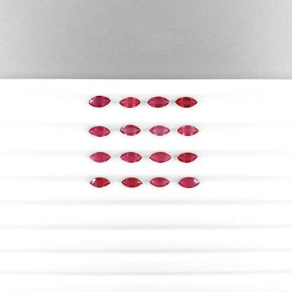 Natural Bangkok Ruby Calibrated Marquise | 2.5x5mm & 3x6mm