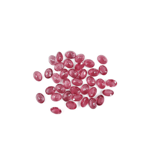 Natural Bangkok Ruby Calibrated Ovals | 5x7mm & 6x8mm