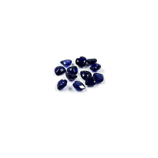 Natural  Bangkok Blue Sapphire Calibrated Hearts| 7mm & 8mm