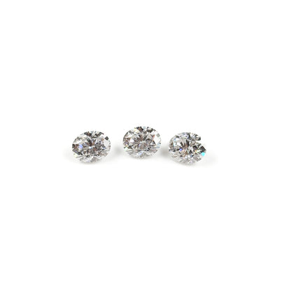 Moissanite Calibrated Ovals | 8x10mm & 9x11mm