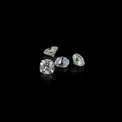 Moissanite Calibrated Cushions | 5mm & 6mm