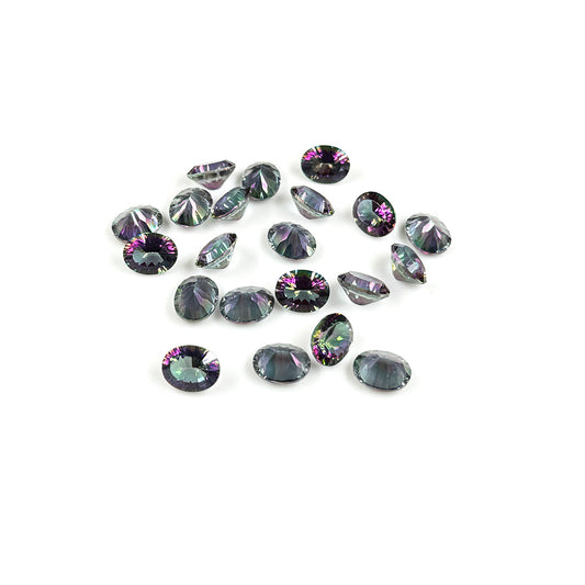 Natural Mystic Quartz Calibrated Ovals | 9x11mm & 10x12mm