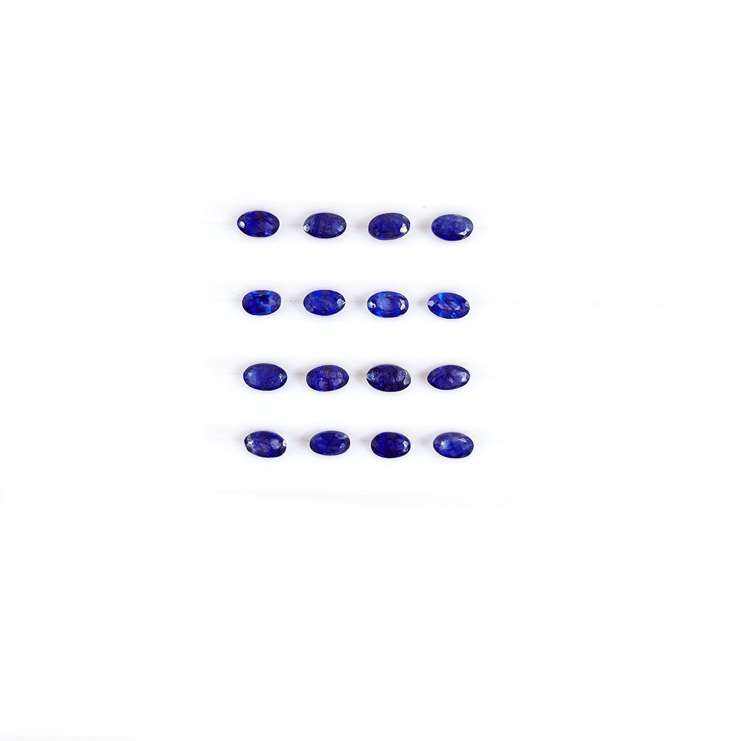 Natural Bangkok Blue Sapphire Calibrated Ovals | 3x5mm & 6x4mm