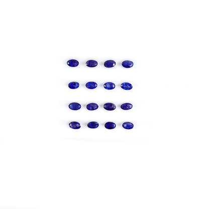 Natural Bangkok Blue Sapphire Calibrated Ovals | 3x5mm & 6x4mm