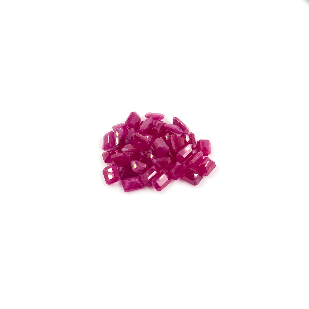 Natural African Ruby Calibrated Octagon | 7x5mm & 6x8mm