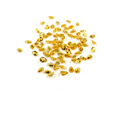 Natural Citrine Calibrated Pears | 3x5mm & 4x6mm