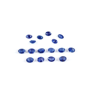 Natural Bangkok Blue Sapphire Calibrated Ovals | 7x5mm & 8x6mm