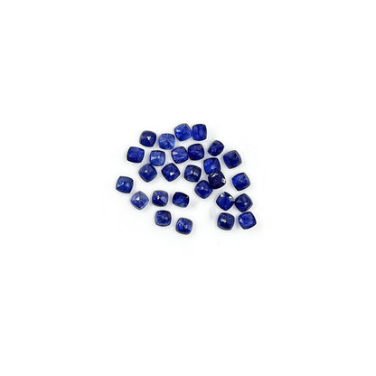 Natural  Bangkok Blue Sapphire Calibrated Cushion | 3mm & 4mm