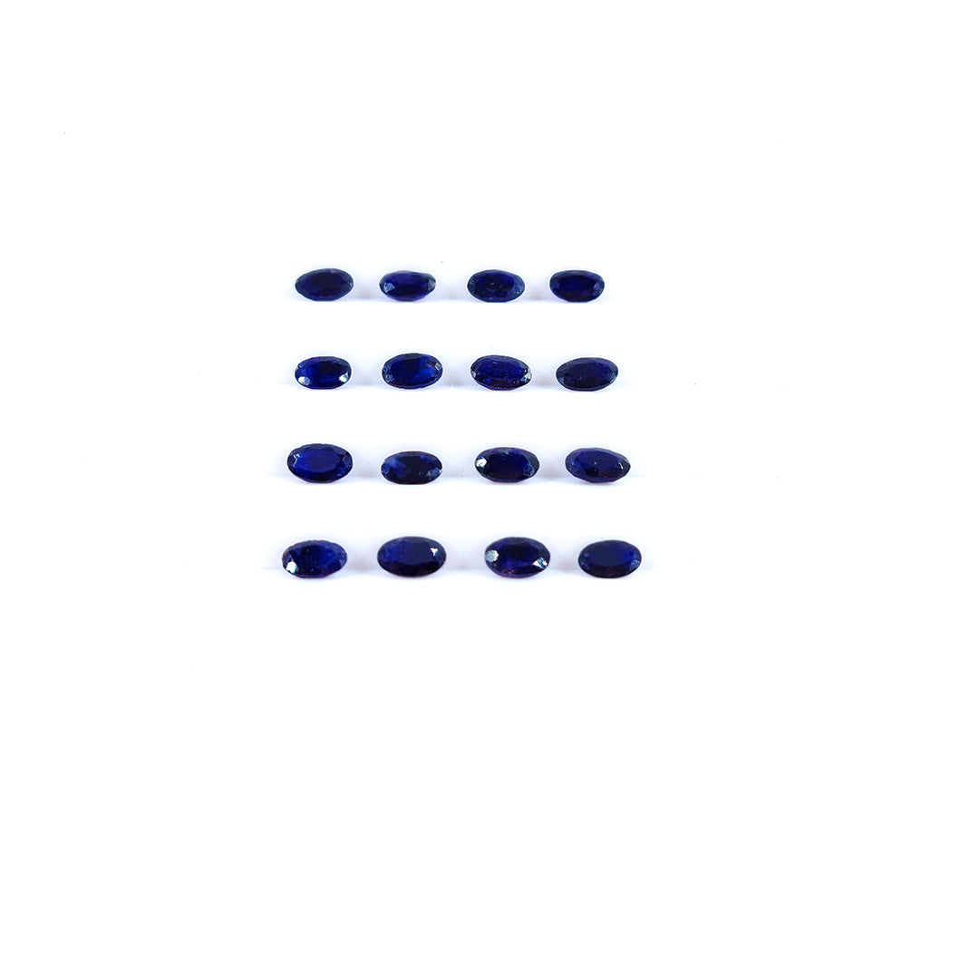 Natural  Bangkok Blue Sapphire Calibrated Ovals | 3x5mm & 6x4mm