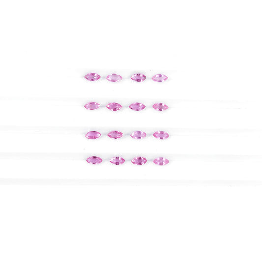 Natural Bangkok Pink Sapphire Calibrated Marquise | 2.5x5mm & 3x6mm