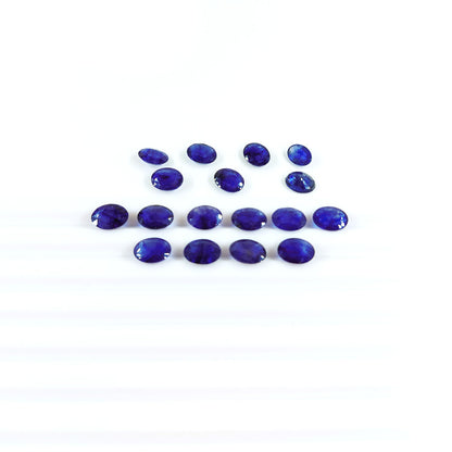 Natural Bangkok Blue Sapphire Calibrated Ovals | 7x9mm & 8x10mm