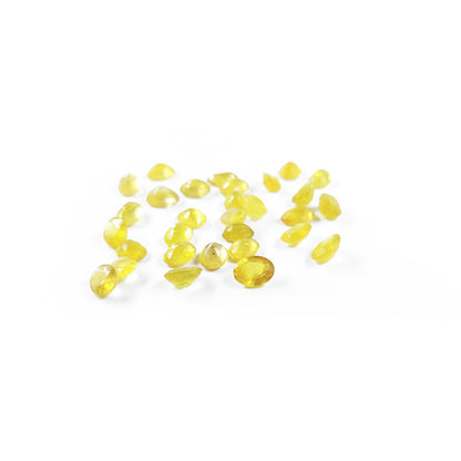 Natural Calibrated Bangkok Yellow Sapphire Ovals | 7x5mm & 8x6mm