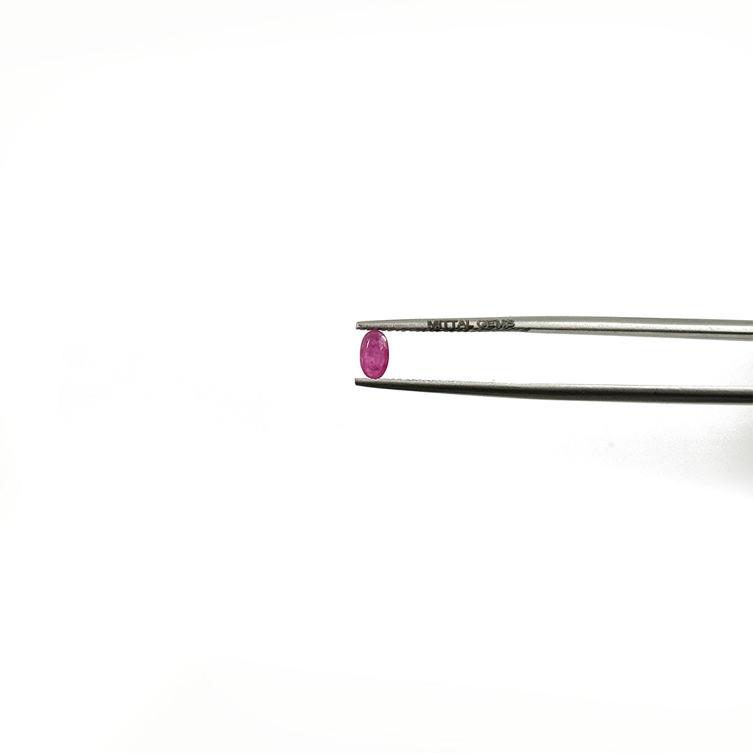 Natural African Ruby Calibrated Ovals | 3x5mm & 6x4mm