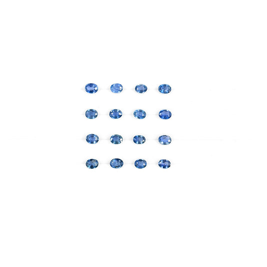 Natural  Bangkok Untreated Blue Sapphire Calibrated Ovals | 3x4mm & 4x5mm