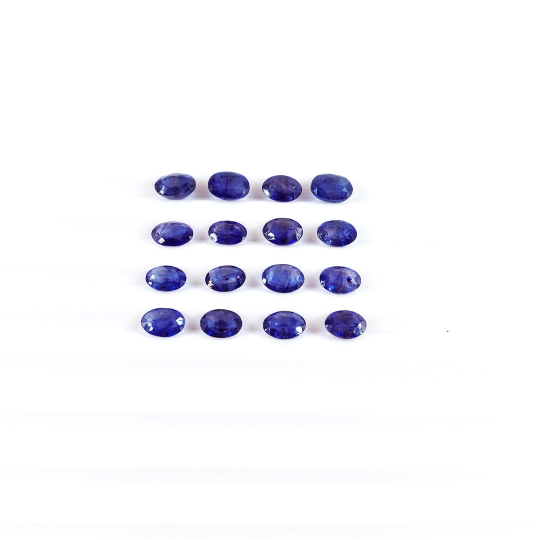 Natural Bangkok Blue Sapphire Calibrated Ovals | 7x5mm & 8x6mm