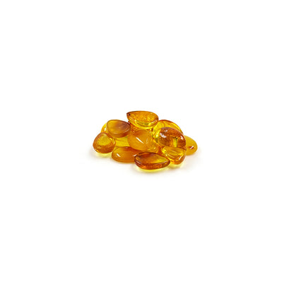 Natural Amber Calibrated Pears | 7x9mm & 8x10mm