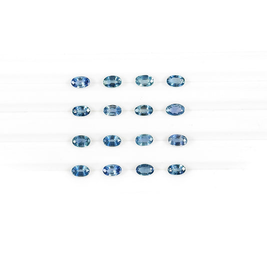 Natural  Bangkok Untreated Blue Sapphire Calibrated Ovals | 3x5mm & 6x4mm