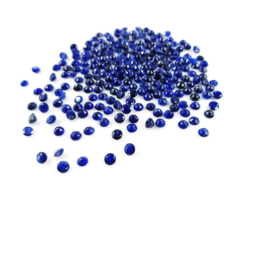 Natural Bangkok Blue Sapphire Calibrated Rounds | 3mm & 4mm