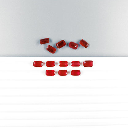 Natural Bangkok Ruby Calibrated Long Cushions | 6x10mm & 6.5x10mm