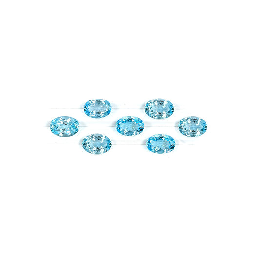 Natural Blue Topaz Calibrated Ovals 10x14mm