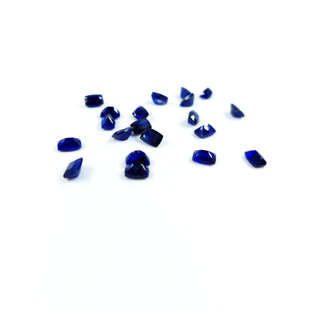 Natural Bangkok Blue Sapphire Calibrated Long Cushion | 3x5mm & 6x4mm