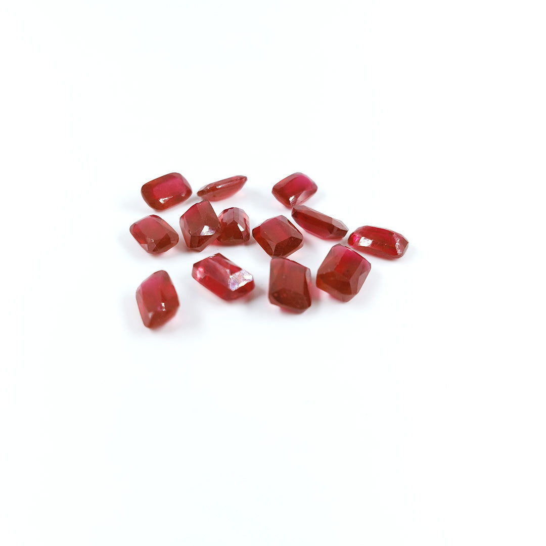 Natural Bangkok Ruby Calibrated Long Cushions | 6x10mm & 6.5x10mm