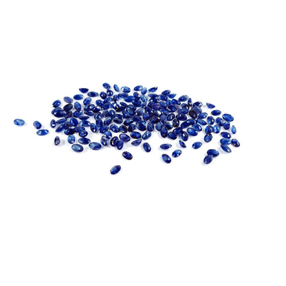 Natural Bangkok Blue Sapphire Calibrated Ovals | 3x5mm & 6x4mm