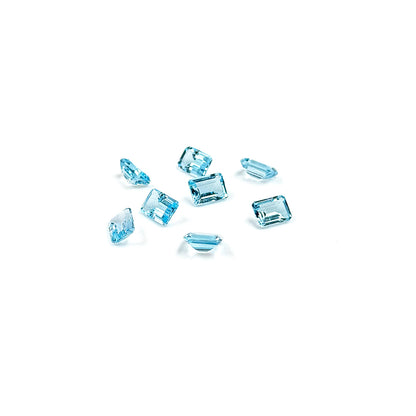 Natural Blue Topaz Calibrated Octagons| 7x9mm & 8x10mm