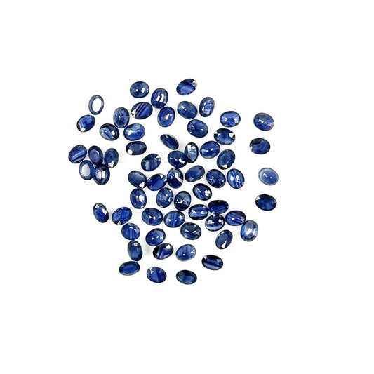 Natural  Bangkok Untreated Blue Sapphire Calibrated Ovals | 5x6mm & 6x7mm