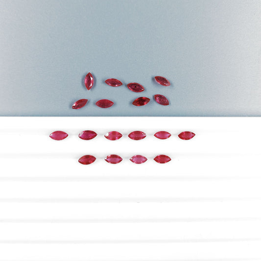 Natural Bangkok Ruby Calibrated Marquise | 2.5x5mm & 3x6mm