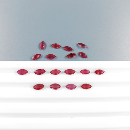 Natural Bangkok Ruby Calibrated Marquise | 2.5x5mm & 3x6mm