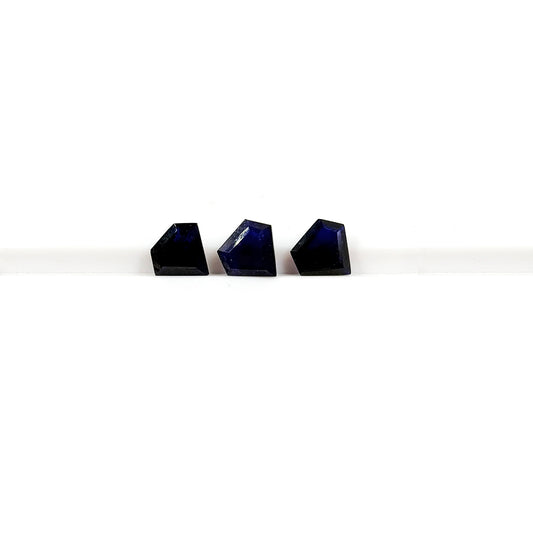 Natural  Bangkok Blue Sapphire Calibrated Fancy Shape 9x10mm