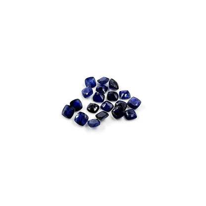 Natural  Bangkok Blue Sapphire Calibrated Cushion | 7mm & 8mm