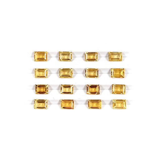 Natural Citrine Calibrated Baguettes | 5x7mm & 6x8mm