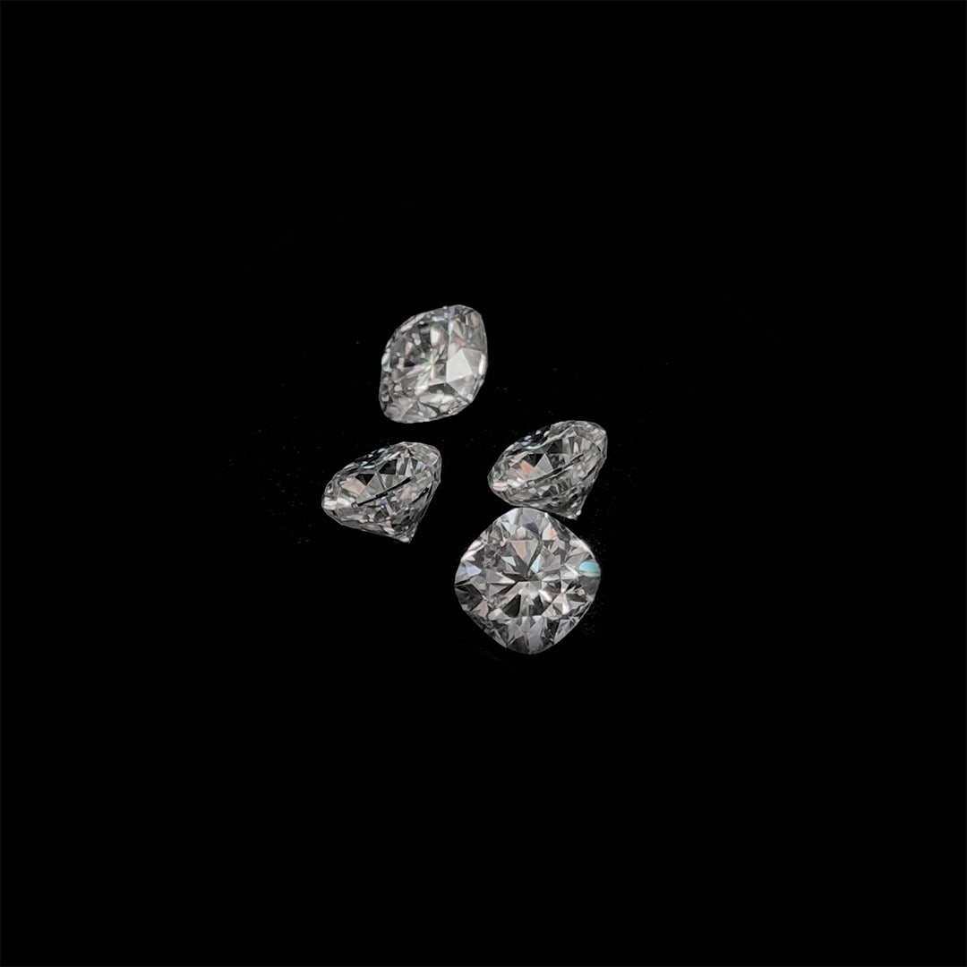 Moissanite Calibrated Cushions | 5mm & 6mm