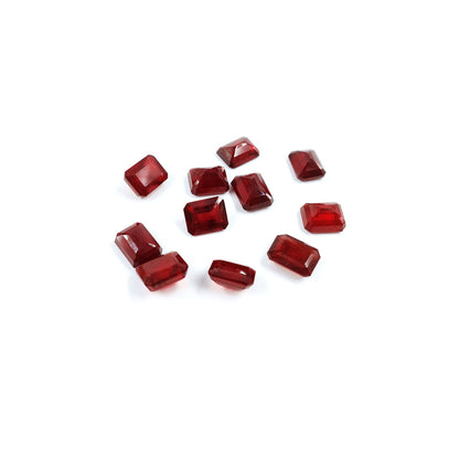 Natural Bangkok Ruby Calibrated Octagons | 9x11mm & 10x12mm