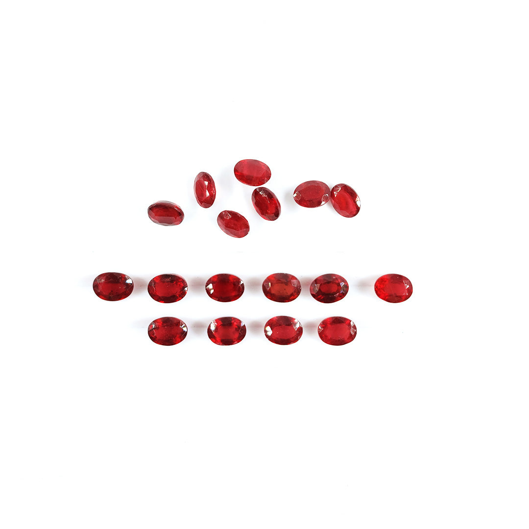 Natural Bangkok Ruby Calibrated Ovals | 5x7mm & 6x8mm