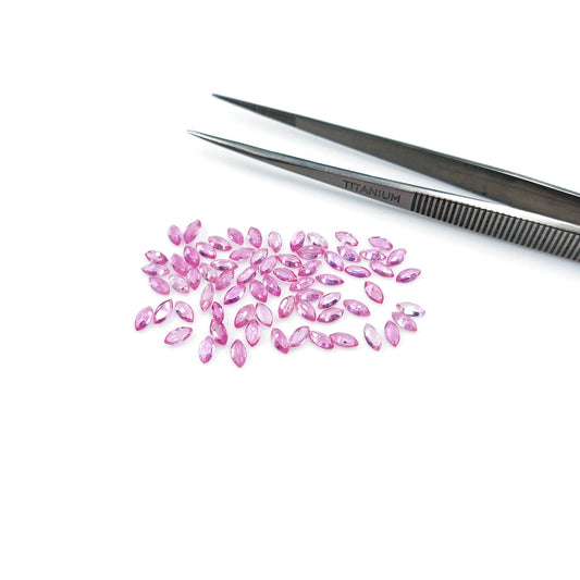 Natural Bangkok Pink Sapphire Calibrated Marquise | 2.5x5mm & 3x6mm