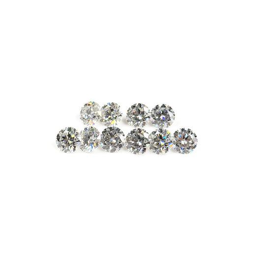 Moissanite Calibrated Rounds | 5mm & 6mm