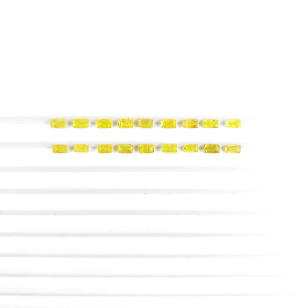Natural Bangkok Yellow Sapphire Octagons Calibrated | 3x5mm & 6x4mm