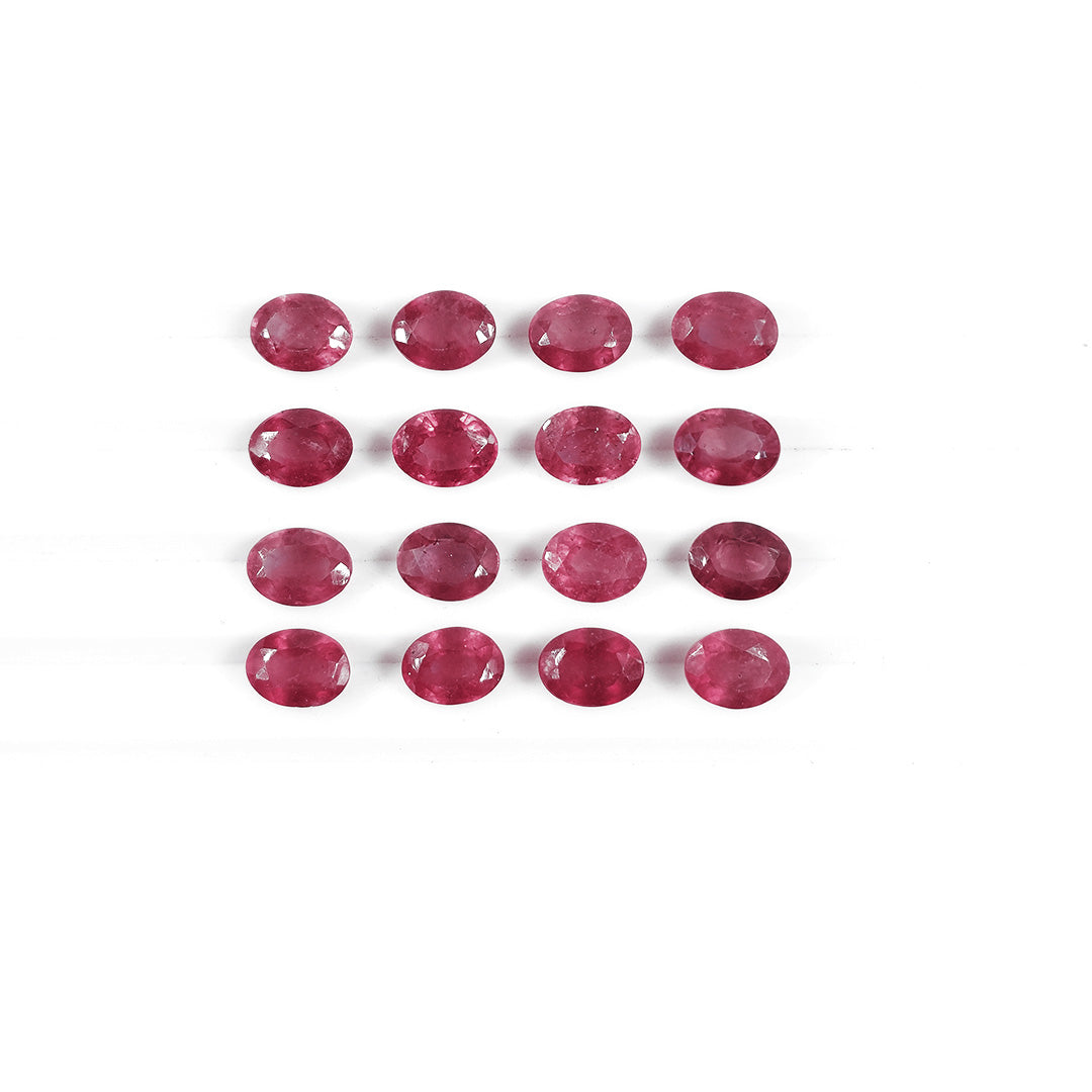 Natural Bangkok Ruby Calibrated Ovals | 5x7mm & 6x8mm