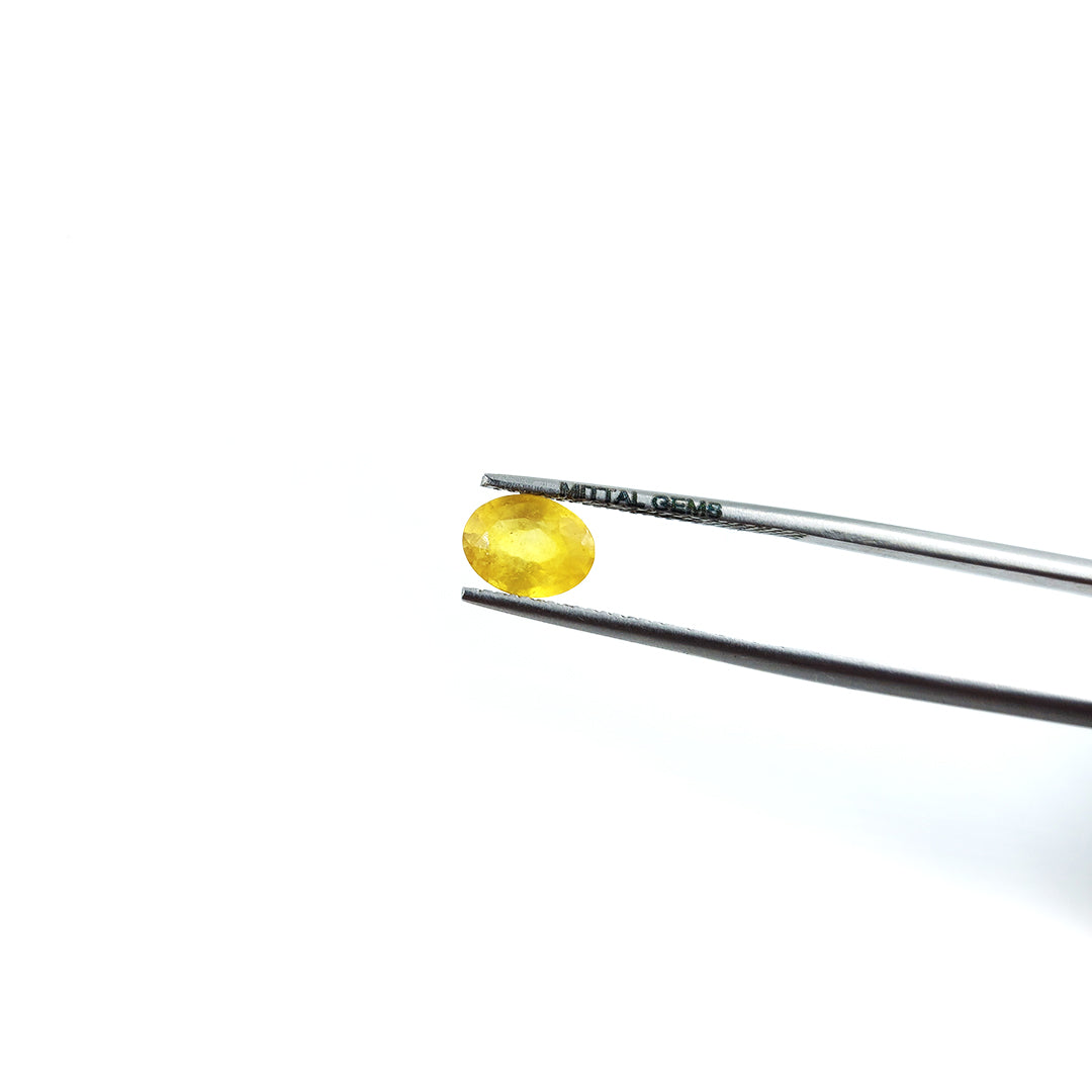 Natural Calibrated Bangkok Yellow Sapphire Ovals | 7x5mm & 8x6mm