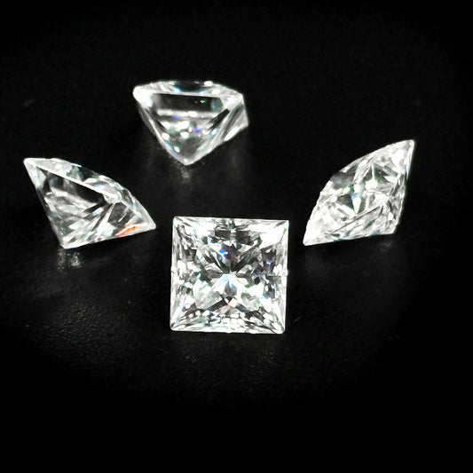 Moissanite Calibrated Squares | 6mm & 7mm