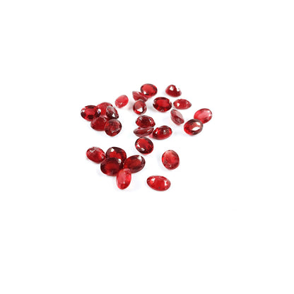 Natural Bangkok Ruby Calibrated Ovals | 5x7mm & 6x8mm