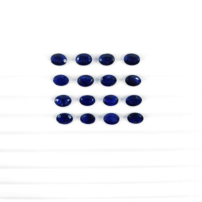 Natural Bangkok Blue Sapphire Calibrated Ovals | 7x5mm & 8x6mm