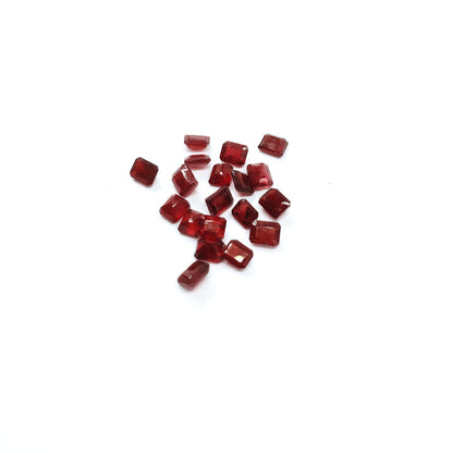 Natural Bangkok Ruby Calibrated Octagons | 3x4mm & 4x5mm