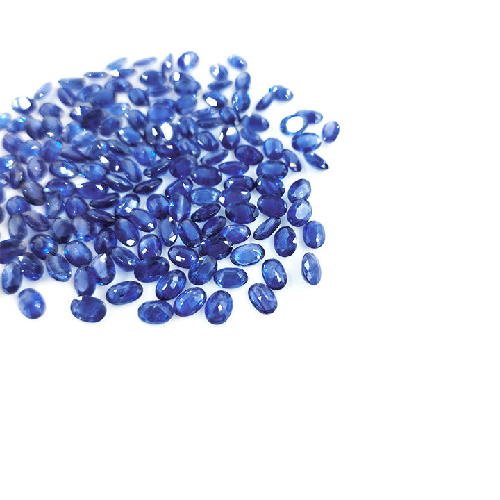 Natural Blue Calibrated Ovals | 6x4mm & 3x5mm & 7x5mm