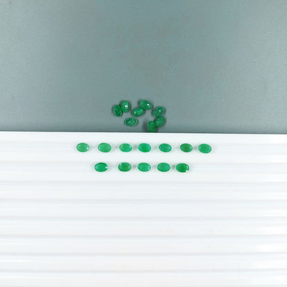 Natural Emerald Calibrated Ovals | 3x5mm & 6x4mm